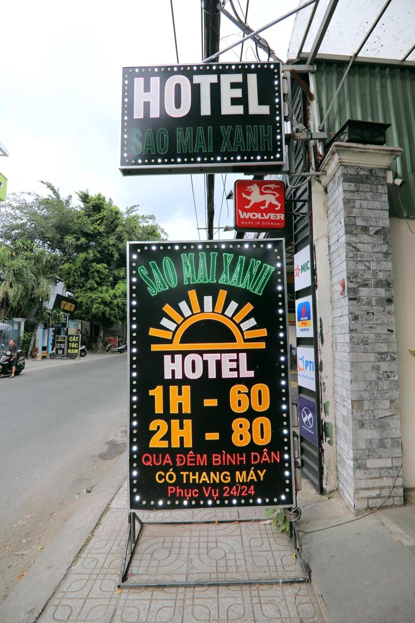 Khach San Sao Mai Xanh - Sao Mai Xanh Hotel Ho Chi Minh-staden Exteriör bild